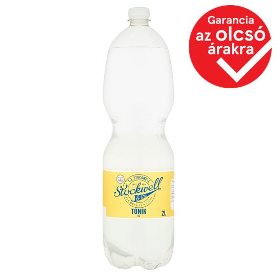 Stockwell & Co. tonik ízű szénsavas üdítőital édesítőszerekkel 2 l