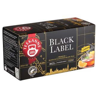 Teekanne Black Lemon fekete tea keverék sűrített citromlével és C-vitaminnal 20 filter 33 g
