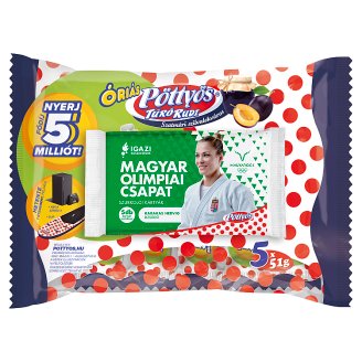 Pöttyös Óriás Túró Rudi szilvás túródesszert 5 x 51 g