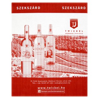 Twickel Szekszárdi Cabernet Cuvée Dry Red Wine 13% 5 l