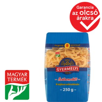 Gyermelyi szélesmetélt 8 tojásos száraztészta 250 g