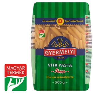 Gyermelyi Vita Pasta penne durum száraztészta 500 g