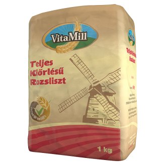 VitaMill teljes kiőrlésű rozsliszt 1 kg