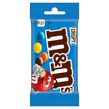 M&M's Crispy Milk Chocolate Dragee with Sugar Coating and Crispy Rice in the Middle 36 g