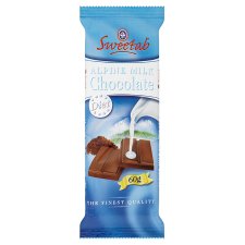 Sweetab diétás tejcsokoládé édesítőszerrel 60 g