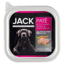 Jack Premium Paté with Turkey, Game & Vegetables for Dogs 150 g