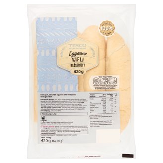 Tesco elősütött egyenes kifli 6 db 420 g