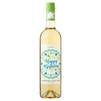 Wine Concept Happy Birthday Debrői Hárslevelű klasszikus félédes fehérbor 11,5% 0,75 l