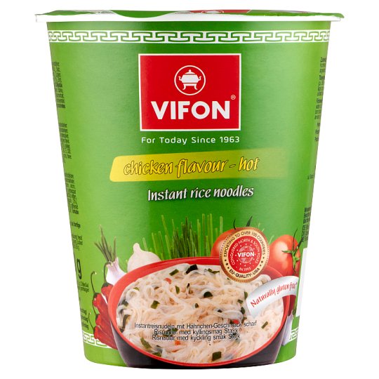 Vifon Chicken Flavored GlutenFree Rice Noodle Soup 60 g Tesco Online, Tesco From Home, Tesco
