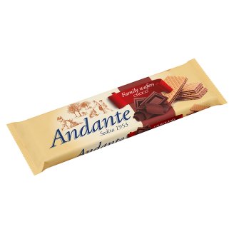 Andante kakaós-csokoládés ízű krémmel töltött ostyák 130 g