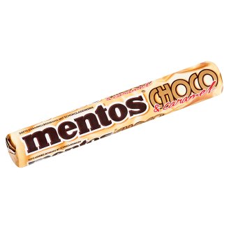 Mentos fehércsokoládéval töltött karamellás cukordrazsé 38 g
