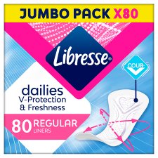 Libresse Dailies Fresh & Protect Regular tisztasági betét 80 db