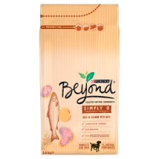 Beyond Simply 9 lazacban gazdag teljes értékű állateledel felnőtt kutyák számára zabbal 1,4 kg