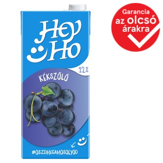 Hey-Ho kékszőlő ital cukorral és édesítőszerekkel 1 l