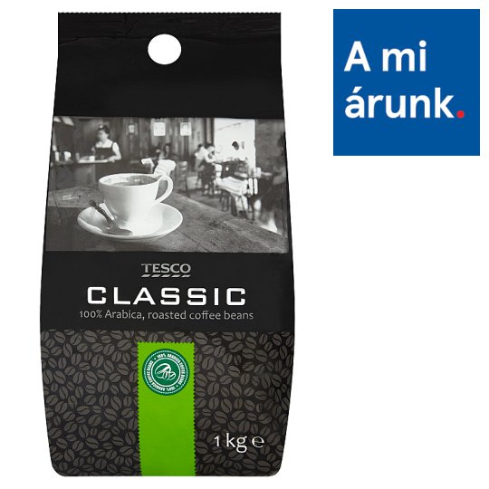 Tesco Classic pörkölt szemes kávé 1 kg