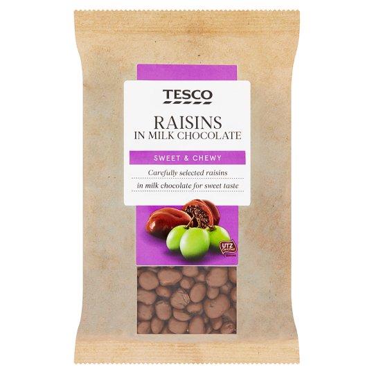 Tesco Raisins In Milk Chocolate 500 G Tesco Groceries tesco-raisins-in-milk-chocolate-500-g-tesco-groceries