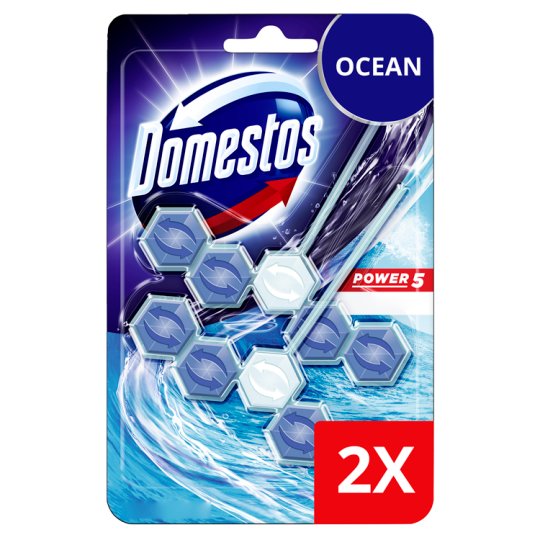 DOMESTOS Power5 Ocean Toilet Rimblock 2 x 55 g