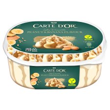 Carte D'Or Vegan Peanut Flavoured Ice Cream and Banana Flavoured Ice Cream 825 ml