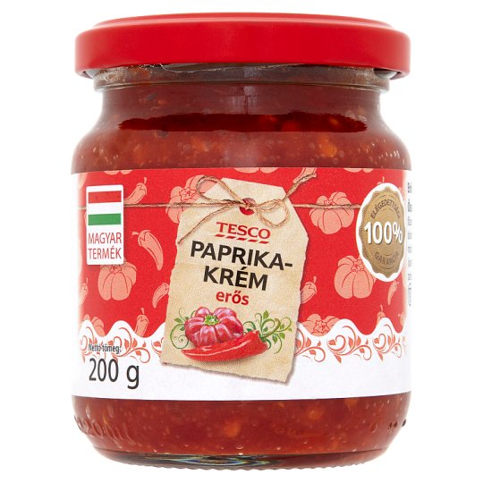 Tesco Hot Paprika Cream 200 g Tesco Groceries