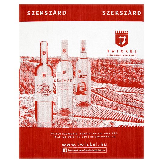 Twickel Szekszárdi Cabernet Cuvée Dry Red Wine 13% 5 l