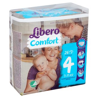 Libero Comfort 4 7-11 kg prémium nadrágpelenka 26 db