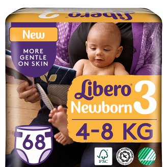 Libero Newborn 3 4-8 kg prémium pelenkanadrág 68 db