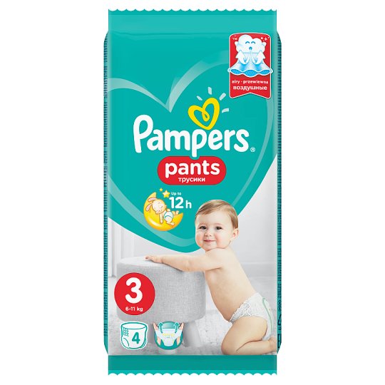 Pampers Pants, Méret: 3, 4 Bugyipelenka, Könnyen Feladható