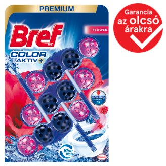 Bref Color Aktiv Fresh Flowers Toilet Block 3 x 50 g