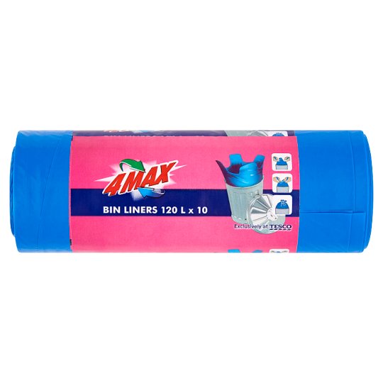 4MAX szemeteszsák 120 l 10 db