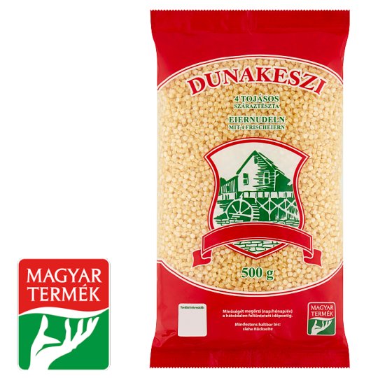 Dunakeszi tarhonya 4 tojásos száraztészta 500 g
