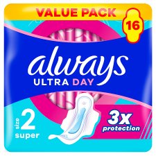 Always Ultra Day Super Egészségügyi Betét (2-es Méret) Szárnyas Betét x 16]