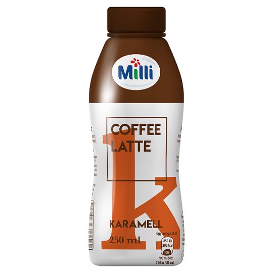 Milli Coffee Latte Karamell Latte karamellízű tejeskávé tejszínnel 250 ml