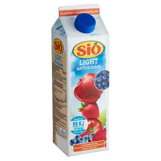 Sió Light Antioxidáns energiaszegény rostos vegyes gyümölcs-zöldség ital 1 l