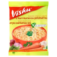 Vishu currys csirkehús ízű instant tésztás leves 60 g