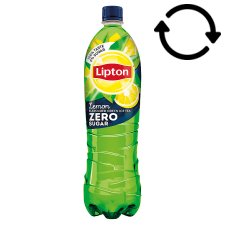 Lipton Ice Tea Zero Energy-Free Lemon Flavoured Non-Carbonated Soft Drink with Green Tea 1,5 l