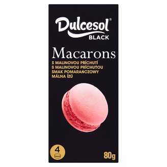 Dulcesol Black málna ízű macaron 80 g