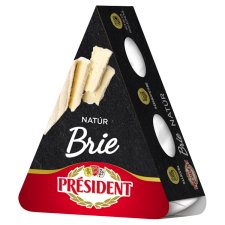 Président Brie natúr, zsírdús sajt 125 g