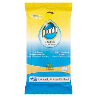 Pronto Aloe Vera bútorápoló kendő 25 kendő