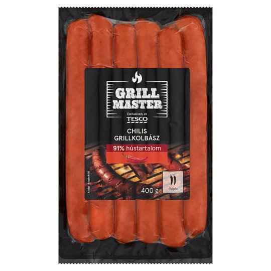 Grill Master chilis grillkolbász 400 g