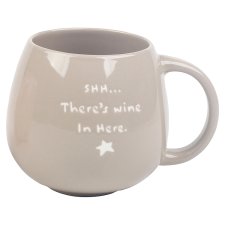 F&F Home Theres Wine In Here Mug 