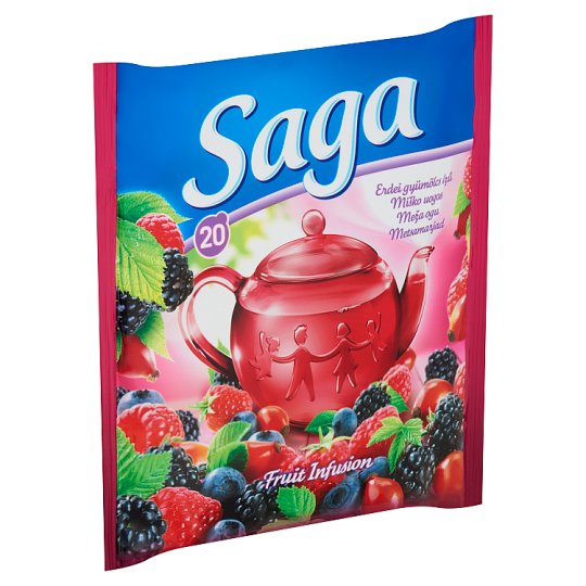 Saga erdei gyümölcs ízű gyümölcstea 20 filter