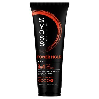 Syoss Men Power Hold mega erős hajformázó zselé 250 ml