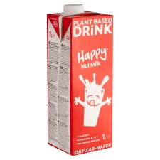 Happy Not Milk UHT Oat Drink with Calcium, Vitamin D- and B12 1 l