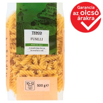 Tesco Fussili durum száraztészta 500 g