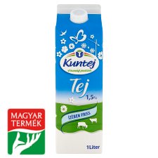 Kuntej ESL zsírszegény tej 1,5% 1 l