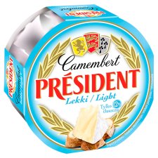Président Camembert Light félzsíros, lágy sajt 120 g