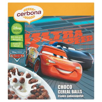 Cerbona Disney Pixar Cars csokis gabonagolyó 225 g
