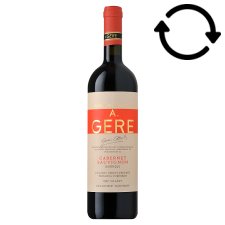 Gere Cabernet Sauvignon Barrique Prémium Dry Red Wine 14% 0,75 l