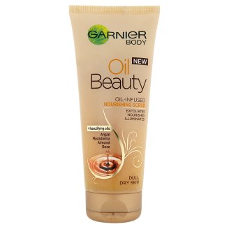 Garnier Body Oil Beauty olajjal gazdagított tápláló bőrradír 200 ml