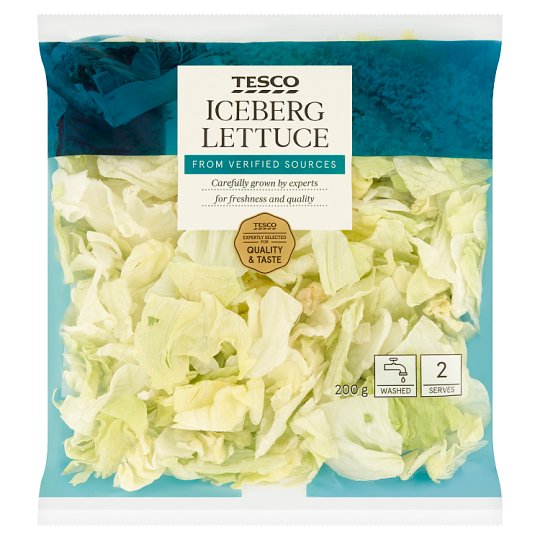 Tesco Iceberg Lettuce Fresh Salad 200 g